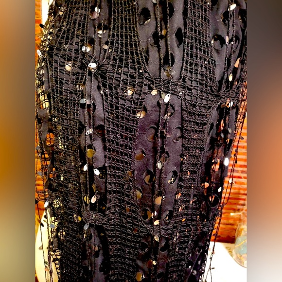 Sequin g brand scarf distressed style. - Picture 4 of 5